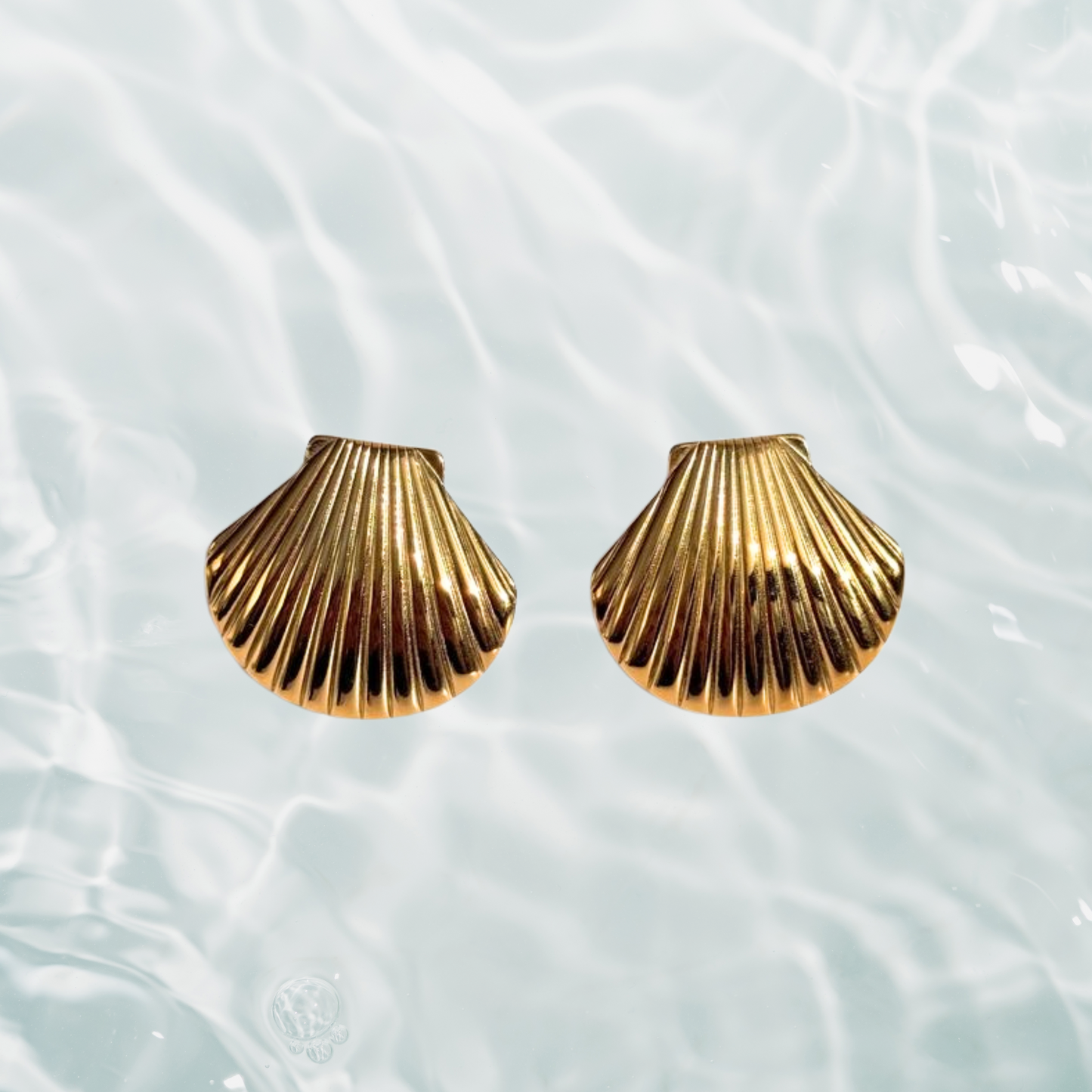 Shellina Gold Earrings