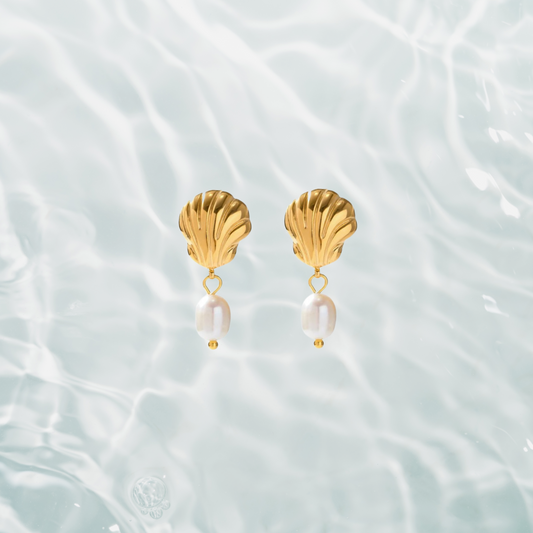 Pearlia Shell Earrings