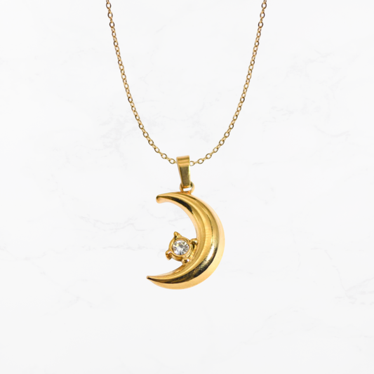 Lunar Gold Necklace