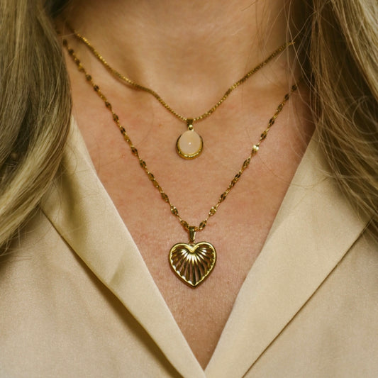 Heartstring Gold Necklace